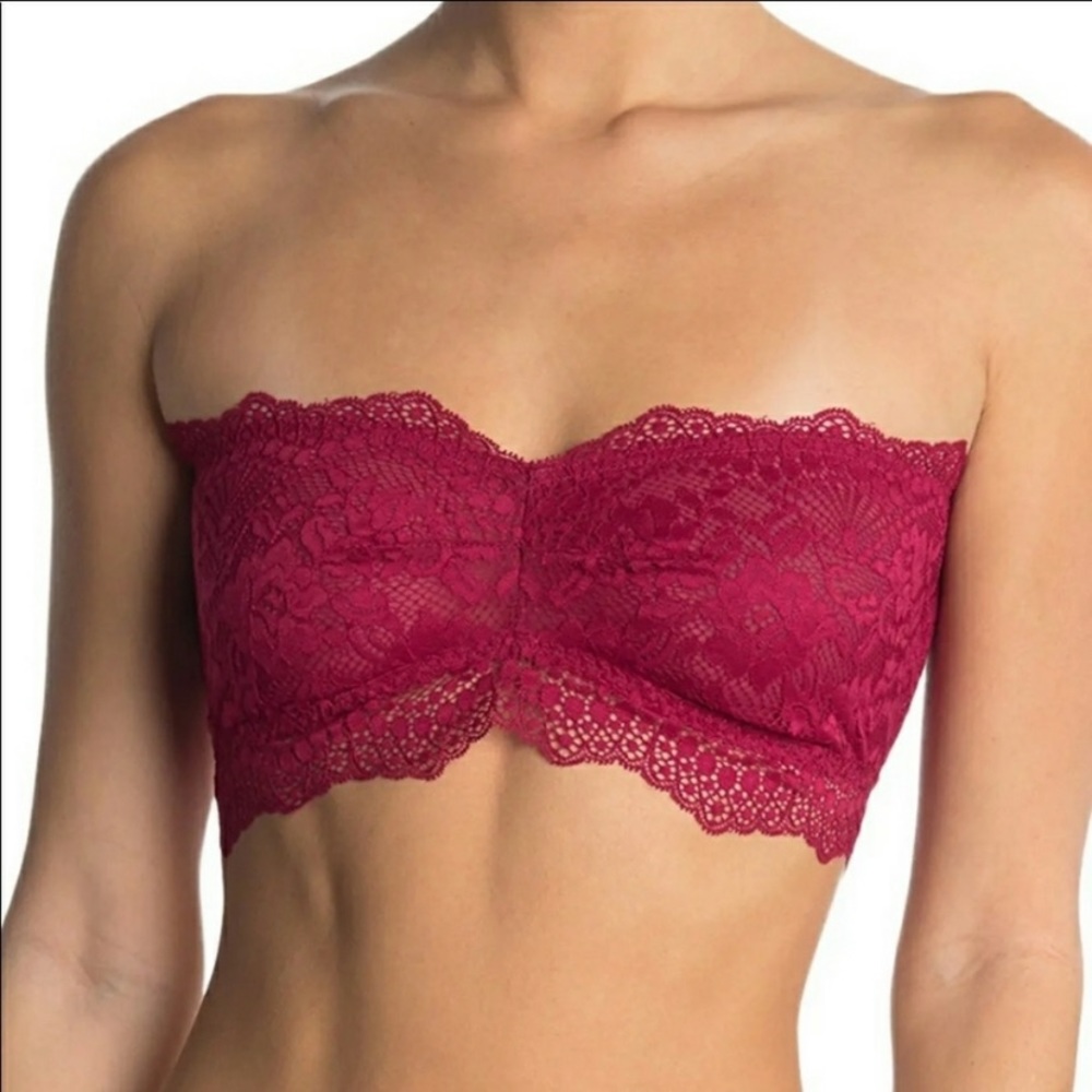 Free People Lacey Looks Bandeau in burgundy - Picture 5 of 10